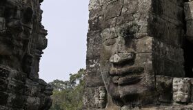 Face Statues at Angkor Thom, Siem Reap